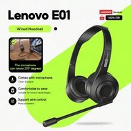 Lenovo E01 Wired Headsets Headphones With Microphone Noise Canceling Earphones With Microphone Speci