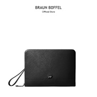 Braun Buffel Craig Large Clutch In Black