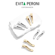 EVITA PERONI [SG] A Pair of Giselle Metallic Pelican | Gold & Silver Finish | Elegant Design | Lengt