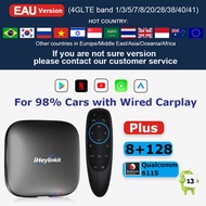 Carplay Ai Box Android 13 8 + 128GB Wireless Carplay Wireless Android QCM662อัตโนมัติ YouTube Netflix 4G LTE สำหรับ VW Toyota Kia Hyundai Mazda Volvo Mercedes ฯลฯ