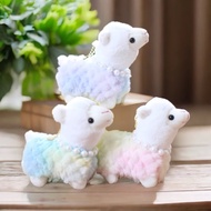 GANTUNGAN Beautiful Alpaca Keychain with Pearl Keychain