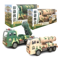 Battery Operated New Series Military Series Toy Truck With 4D Lights & Sound Missile Vehicle Radar V