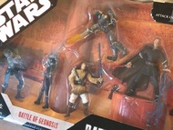 絕版 Star Wars Battle Packs - Battle of Geonosis - Count Dooku, Obi Wan, Jango Fett, Aayla Secura, Sup