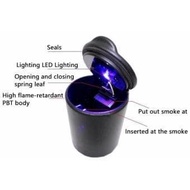 Car ASHTRAY led CUP COIN HOLDER CAR ASHTRAY portable led ASHTRAY Gray