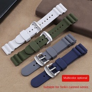 Silicone Watch Strap Substitute Seiko5No. PROSPEX SNE545 537 541Waterproof strap Men's Watch Accessories