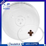 【Dealslick】12.5 Inch Universal Microwave Glass Plate Microwave Glass Turntable Plate Replacement Accessories for Kenmore, Panasonic