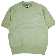 THE NORTH FACE PURPLE LABEL 2025SS 11oz Field 短袖抓絨衛衣，N25SH042，中號，鼠尾草綠，nanamica，上衣，全新，二手，THE NORTH FA