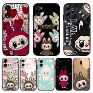 J5C Cartoon case cute LaBuBu for OPPO A57E A58 A58X A59F1s A60 A74 A76 A77F3 A78 A79 TPU soft black 