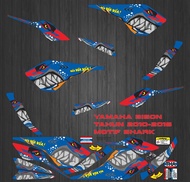 STIKER STRIPING DECAL YAMAHA BYSON TH 2010-2016 SHARK