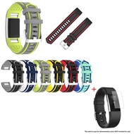 2in1 Silicone Bands Bracelet for Fitbit Charge 2 Band Strap Sports Smart Watch+ for Fitbit Charge2 S