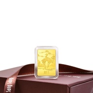 'Collectable' 999.9 Gold Longevity of Pines and Cranes Ingot (5g) - Chinese Gifting Collection