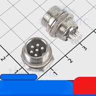 [3 Pieces]- GX12-6P 6-Pin Straight Male Round Connector 3A 125V IC2 Components