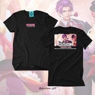 KATUN Gg T-Shirt GUSION Valentine Skin Dangerous Laison Mobile Legends Custom Slim-fitting Cotton T-
