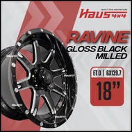 [1 PCS] Sport Rim18 Inch Ravine Ranger Triton Hilux Dmax 4x4 Sport Rim 4wheels Fortuner Tank 300 Spo