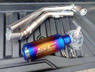 ชุดท่อ CBR150R(ฮอนด้า ซีบีอาร์ 150อาร์) ปีเก่า-ปี2018+ปลายท่อเอสซีรุ้ง