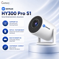 OXYFLUX HY300 Pro S1 4K Portable Mini Projector 4K Projector Android 11 Cinema Projektor Mini Wifi