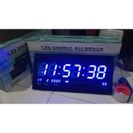 CAHAYA Digital Clock size 45 cm x 21.5 cm Type JH4622 led light BLUE JH 4622