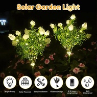 Colorful Solar Garden Light Outdoor Waterproof Flower Solar Light Yard Pathway Christmas Decoration