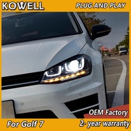 Car Styling for VW Golf MK7 Headlight Volkswagen Golf 7 Head Light Golf7 Headlamp DRL Turn Signal Lo