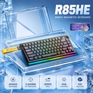 ATTACK SHARK R85HE mini USB mechanical gaming keyboard, RGB backlight, gaming switches, compact keyb