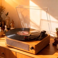 Vinsyn Record Player with Speaker Bluetooth 5.0 Turntable Music Player 33 45 78 RPM Vinyl Record 黑膠 
