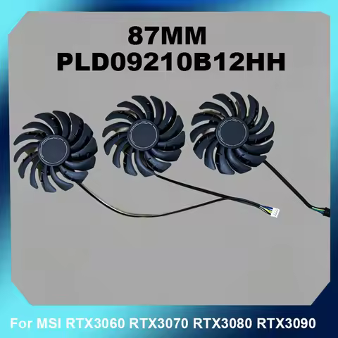 95MM PLD10010S12HH 4Pin GPU Fan Replacement Compatible With MSI RTX3050 RTX3060 RTX3060Ti GAMING X G