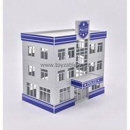 1/87 Building - P Station (Blue)(L12.1*W7.3*H10.7cm)