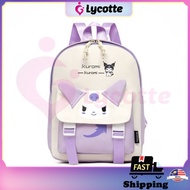 LYCOTTEmy 30cm/40cm/47cm Beg Sekolah Rendah School Bag Bags Backpack Sanrio Melody Cinamoroll Kuromi