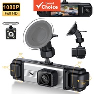 Dashcam for Car Front and Back with Night Vision 4 Channel 1080P Camera