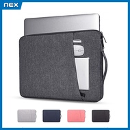 NEX กระเป๋าโน๊ตบุ๊ค13-15.6นิ้ว กระเป๋าMacbook Air Pro เคสSurface Pro ซองแล็ปท็อปกันกระแทก กระเป๋าคอม Laptop Briefcase Surface Macbook Soft Case 13-15.6 inch