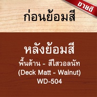 วูดเทค เดคกิ้งสเตน สีย้อมไม้ สีทาพื้นไม้ สูตรน้ำมัน ชนิดด้าน WOODTECT DeckingStain Matt SB