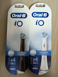 Oral B iO電動牙刷 刷頭 深層清潔 4支裝 黑色/白色 Braun Toothbrush