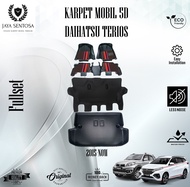 Karpet Mobil 5D Daihatsu Terios 2014 - 2026 + Alas Kaki Karpet 5D New Model Fullset
