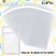 HLAR 100 Sheets PSA BGS Slab Sleeve, Durable Strong PSA BGS Card Brick Film,  Transparent Waterproof