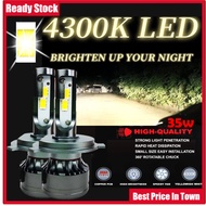 Car LED Car Headlight LED 35W 4300K H1 H3 H4 H7 H11 9005 9006 9012 LED Headlight Bulb lampu kereta L