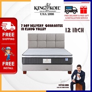 KING KOIL Silvery Mattress [FREE Pillow 2pcs] First Knight Spring Bed Super Single Queen King Tilam Shipping