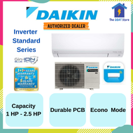 [Delivery in Klang Valley] Daikin Wall Mounted Air Conditioner Standard Inverter Built In WiFi , GIn-Ion FIlter (1HP-2.5HP)(FTKF Series)