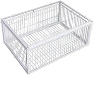 Foldable Galvanised Pigeon Trap Cage Humane One-Way Entrance Escape-Proof Design Portable Easy Assem