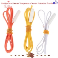 FKILLA Freezer Temperature Sensor, Metal ABS Refrigerator Temperature Sensor, Replacement 10k 2.1k 5
