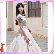 COQUI long white party DRESS, elegant and luxurious designed party DRESS MIRA DRESS (WITH WAIST CUT)