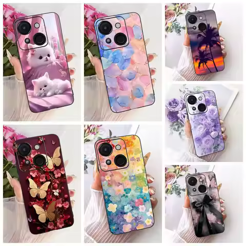 ITEL A50c Case Cover Silicone Cute Cat Fashion Butterfly Funny Painted Phone Casing ITEL A06 Bumper