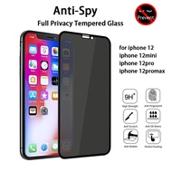 Anti-Spy Screen Protector for IPhone 12 Mini 11 Pro XS Max XR X Full Cover 9H 12mini 12pro Privacy Tempered Glass Film