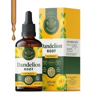 HERBAMAMA Dandelion Root Extract for Liver Cleanse – Lymphatic Drainage Drops – Dandelion Root Suppl