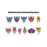 BNS Series Monogram 3D Foam Bag Clip Disney Stitch S5