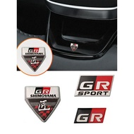 Malaysia Stock GR gazoo racing Metal Badge Sticker Besi GR SPORT Yaris, Vios, Altis, Toyota