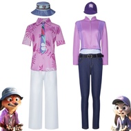 Crazy Zoo 2 Judy cos Clothing Rabbit Police Officer Jeans Fox Nick cosplay Performance Costume Im U