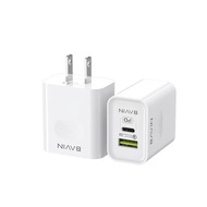 BAVIN PC836 PD+QC3.0 20W Adaptor Dual Port Fast Charging Charger