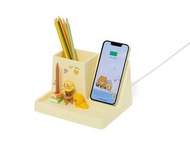 KAKAO FRIENDS - Ryan & Choonsik 多用途 快速無線充電收納盒 / 多功能 充電座 無線充電器  ( Apple / Samsung ) / 生日禮物
