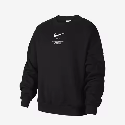 Nike Official Genuine Sportswear Big Kids Knit Sweatshirt FD9935-010