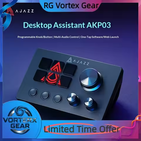 Vortex Gear AjAZZ Akp03e Keyboard Console Panel Desktop Helper Controller Streaming Tuning Custom Im
